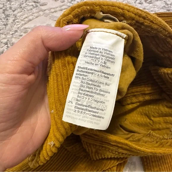 Madewell Slim Emmett Wide Leg Crop Pants Corduroy Edition - Picture 8 of 8